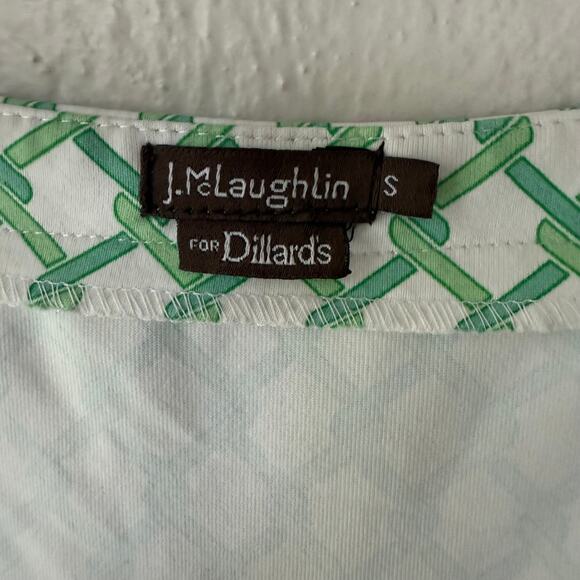 J. McLaughlin Catalina Dress size S Green white - Picture 2 of 9